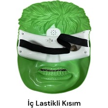 Sıfır312 Hulk Maskesi - Yenilmez Süper Kahraman Hulk Maskesi - Sesli ve Işıklı Hulk Maskesi