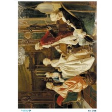 Atölye 7-77 Diamond Craft N: 2788 Sarayda Hayat Topluluk 30X42 cm Dekopaj