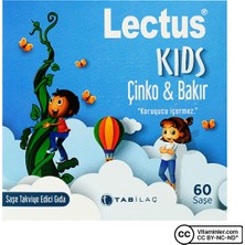 Tab Lectus Kids Çinko Bakır 60 Saşe