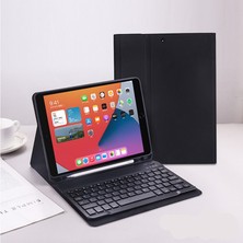 Unicell Ipad Air 3.nesil 10.5 Inç Uyumlu Bluetooth Özellikli Kalem Bölmeli Klavyeli Kılıf