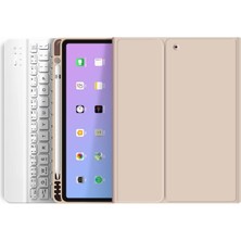 Unicell Ipad Air 3.nesil 10.5 Inç Uyumlu Bluetooth Özellikli Kalem Bölmeli Klavyeli Kılıf