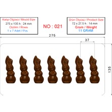 MFS Çikolata Kalıp Tavşan Çikolata - Polikarbon Çikolata Kalıbı