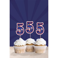 Neşeli Günlerim Lunapark Temalı * 5 (Beş) Yaşında Cupcake Süsü '10LU