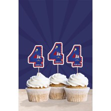 Neşeli Günlerim Lunapark Temalı * 4 (Dört) Yaşında Cupcake Süsü '10LU