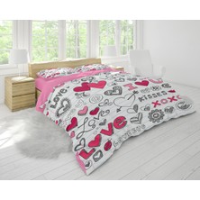 Erays Home Sevgililer Günü Çift Kişilik Nevresim Takımı