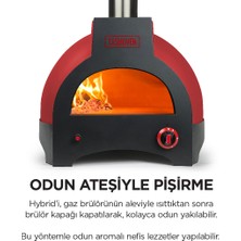 Tashoven Hybrid 50 Gazlı ve Odun Ateşli Taş Fırın - Pizza, Pide, Lahmacun, Ekmek, Güveç Taşfırını