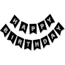 Partici İyiki Doğdun Banner Kraft renk üstüne Gold yazı