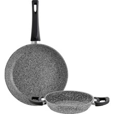 Emsan Lucca 3 Parça Tava Sahan ve Maşa Seti 20-26 cm