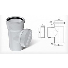 Fırat Boru Pvc Temizleme Te ÇAP:110