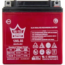 Motorcu Aziz Aslan Ortec 12N5-L Bs Akü (Dik)