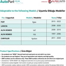 Alpha Auto Part Fiat Egea,lancia Için Yan Sinyal Lambası -Beyaz-Sol