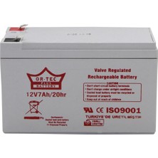 Motorcu Aziz Aslan Ortec 12V7A Gray Akü Pil Akü Çocuk Arabası