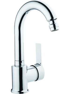 Itimat Costa Serisi Kısa Kuğu Miks Lavabo Bataryası (Oynar Başlıklı PERLATÖR)-628K