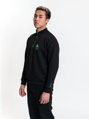 Luo Camp Sweatshirt 01 - Black Erkek Eşofman Üst