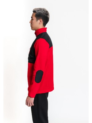 Luo Camp Half-Zip Fleece 01 - Red/black Erkek Yarım Fermuar Polar