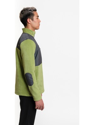 Luo Camp Half-Zip Fleece 02 - Green/anthracite Erkek Yarım Fermuar Polar