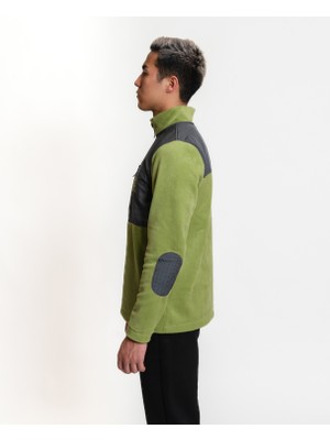 Luo Camp Half-Zip Fleece 02 - Green/anthracite Erkek Yarım Fermuar Polar