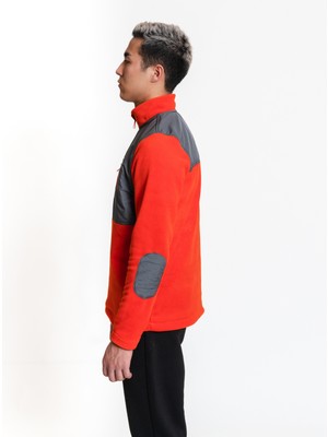 Luo Camp Half-Zip Fleece 03 - Orange/anthracite Yarım Fermuar Erkek Polar