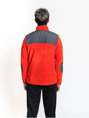 Luo Camp Half-Zip Fleece 03 - Orange/anthracite Yarım Fermuar Erkek Polar