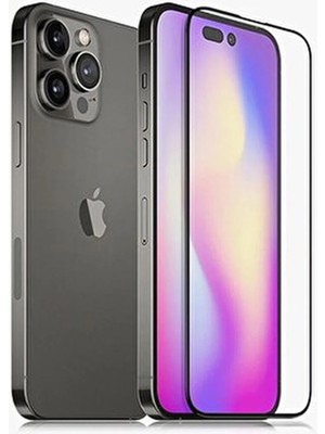 Royaleks Iphone 14 Pro Max Uyumlu 9d Tam Kaplayan Parmak Izi Bırakmayan Ekran Koruyucu Film