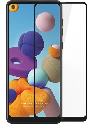 Royaleks Samsung A21S Uyumlu 9d Tam Kaplayan Parmak Izi Bırakmayan Ekran Koruyucu Film
