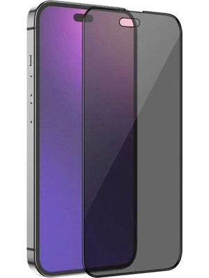 Royaleks Iphone 14 Pro Uyumlu Hayalet Ekran Gizli Tam Kaplayan Kırılmaz Cam Seramik Ekran Koruyucu Film