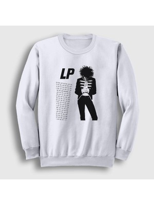 Presmono Unisex Beyaz Lp V2 Laura Pergolizzi Sweatshirt