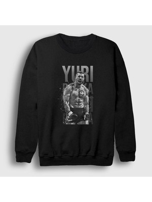 Presmono Unisex Siyah Fighter Yuri Boyka Sweatshirt