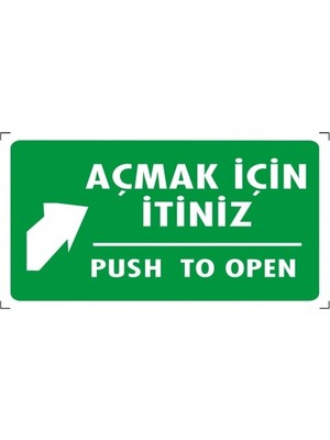 Açmak Için Itiniz - Ikaz Levhası Fotolümen