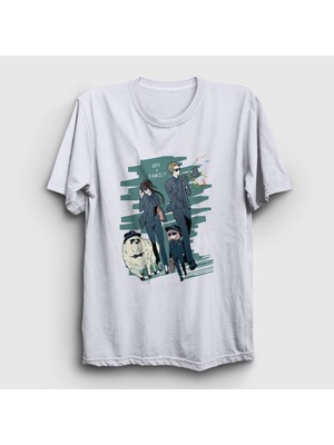 Presmono Unisex Beyaz All Anime Spy X Family T-Shirt