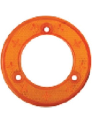 Formplas Yuvarlak Stop Lamba 9 Ledli Büyük Sarı