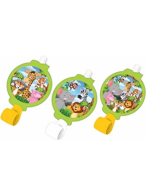 Kidspartim Safari Kaynan Dili Düdük 6 Lı