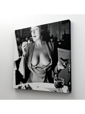 Dünyatablo Helmut Newton'dan Paris Sergisi Duvar Sanatı, Mutfağımız Kanvas Tablo