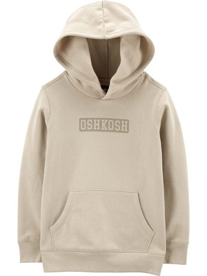 Oshkosh Erkek Çocuk Kapüşonlu Sweatshirt Kahverengi