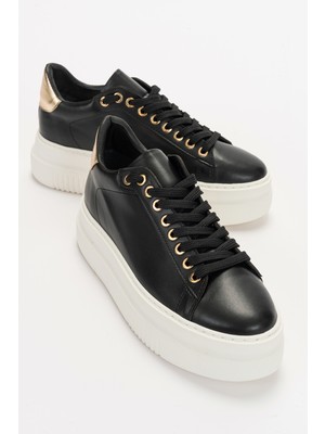 Luvi Spes Siyah Kadın Spor Ayakkabı