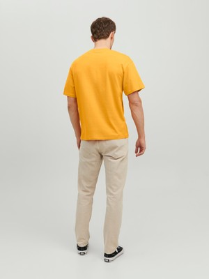 Jack & Jones Jorbrınk Studio Erkek Bisiklet Yaka Turuncu T-Shirt 12227718