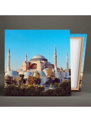 SML Tablo Ayasafoya Camii Ayasofya-I Kebir Cami-I Şerifi Istanbulun Simgesi Kanvas Tablo