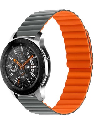 Nezih Case Huawei Watch Gt3 Se / Ultimate Uyumlu Çift Renk Leather Design Baklalı Kordon 22MM