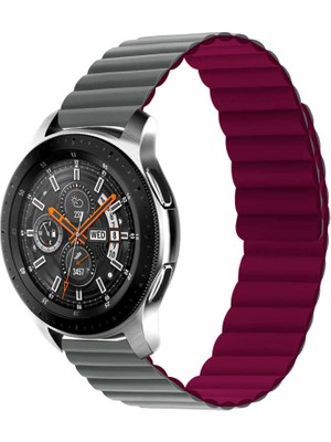 Nezih Case Huawei Watch Gt3 Se / Ultimate Uyumlu Çift Renk Leather Design Baklalı Kordon 22MM