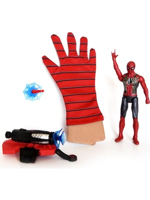 Örümcek Adam Vantuz Atıcı Eldiven Spiderman Oyuncak Yapışan Ağ Fırlat