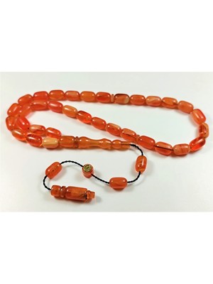 İskeçe Tesbih Hüseyin Kara Usta İşi İmzalı Mühürlü Rengin Zirvesi Katalin