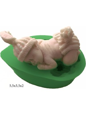 Butedo Dekoratif Kenar Şeklinde Silikon Şeker Hamuru Sabun ve Mum Kalıbı