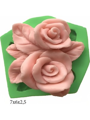 Butedo Çiçek Modelleri Silikon Şeker Hamuru Sabun ve Mum Kalıbı