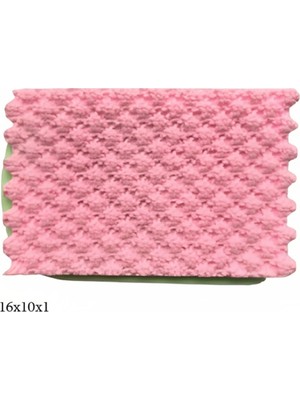 Butedo Dekoratif Kenar Şeklinde Silikon Şeker Hamuru Sabun ve Mum Kalıbı