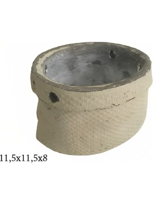 Butedo Beton Grubu Silikon Şeker Hamuru Dekor,sabun, Saksı ve Mum Kalıbı