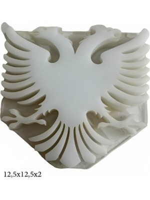 Butedo Dekoratif Kenar Şeklinde Silikon Şeker Hamuru Sabun ve Mum Kalıbı