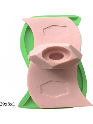 Butedo Silikon Şeker Hamuru Sabun ve Mum Kalıbı