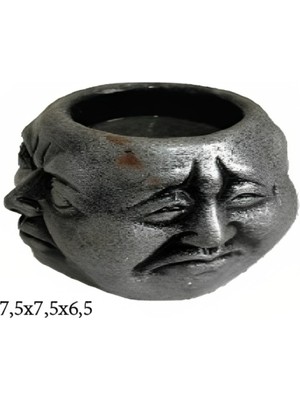 Butedo Beton Grubu Silikon Şeker Hamuru Dekor,sabun, Saksı ve Mum Kalıbı