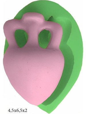 Butedo Dekoratif Kenar Şeklinde Silikon Şeker Hamuru Sabun ve Mum Kalıbı