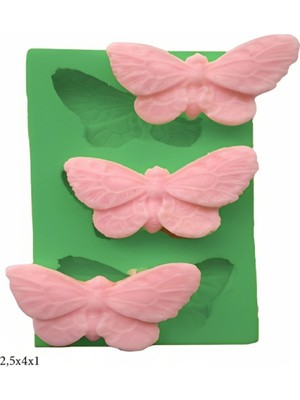 Butedo Dekoratif Kenar Şeklinde Silikon Şeker Hamuru Sabun ve Mum Kalıbı